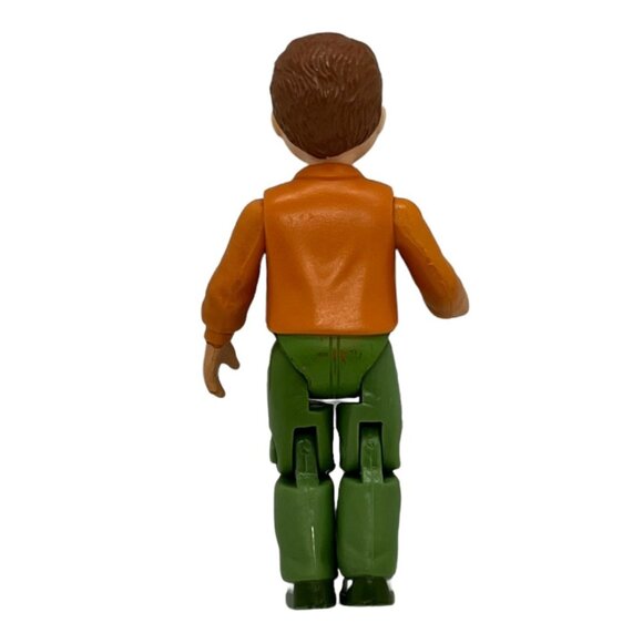 2006 Mattel Loving Family Dollhouse Boy With Orange Shirt & Green Pants - Picture 2 of 3